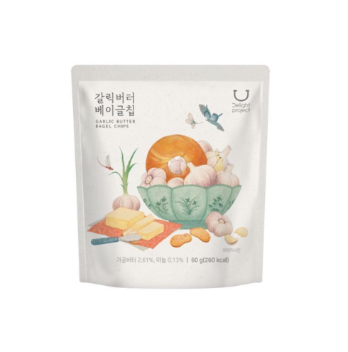 DELIGHT PROJECT 新包裝蒜蓉牛油味低熱量貝果脆脆