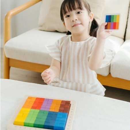 【樂森藥局】泰國Plantoys 彩色方塊多元學習組 5468