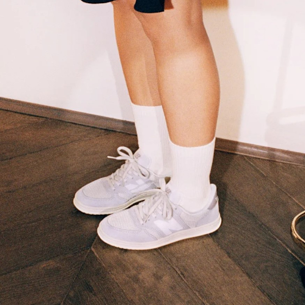 NEW BALANCE 休閒鞋 NB 500 灰紫 奶油底 麂皮 復古 女 CT500GC