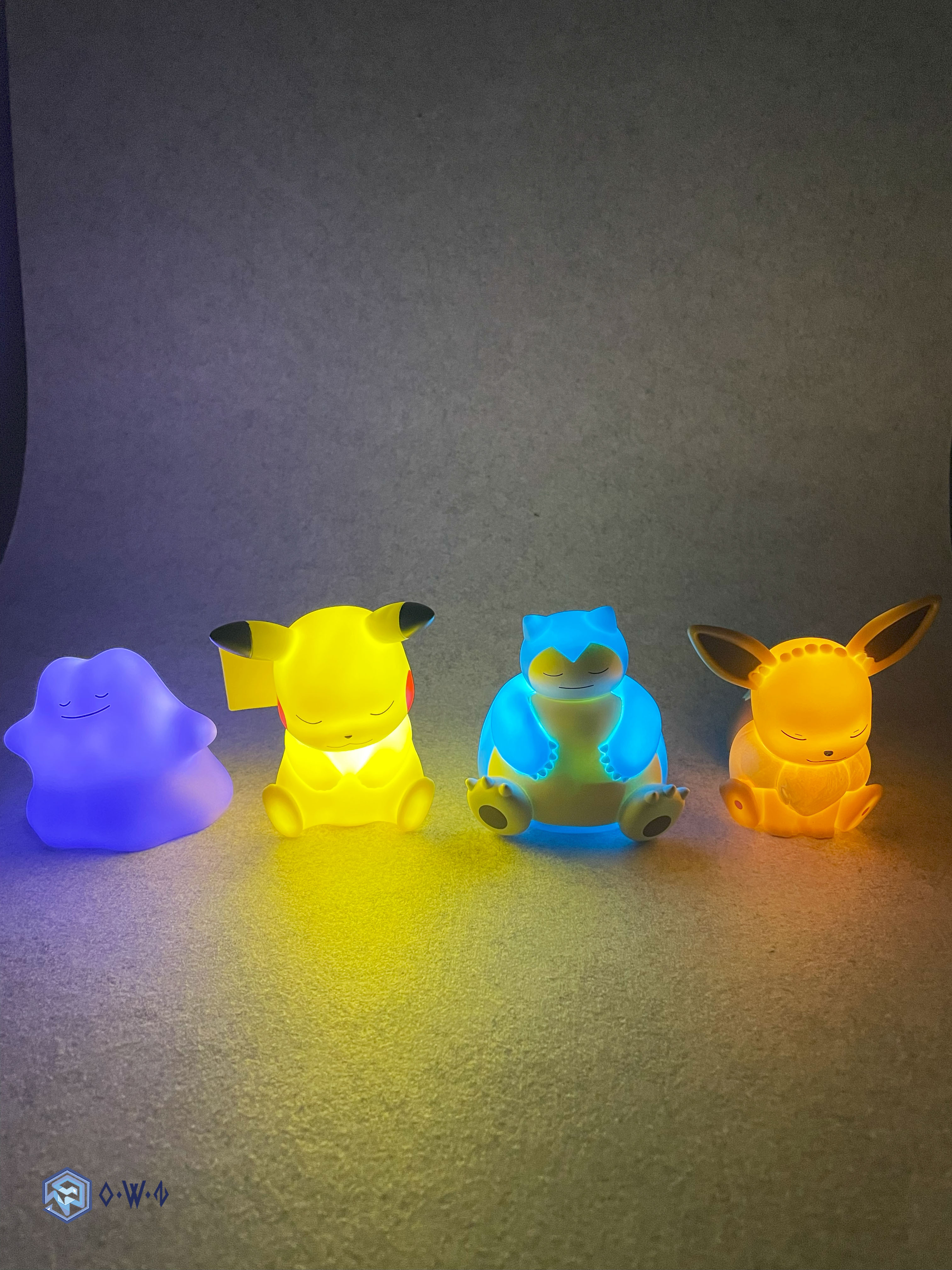 【OWN】PoKeMon 寶可夢 小夜燈 公仔 擺件 皮卡丘 百變怪 伊布 卡比獸 韓國限定