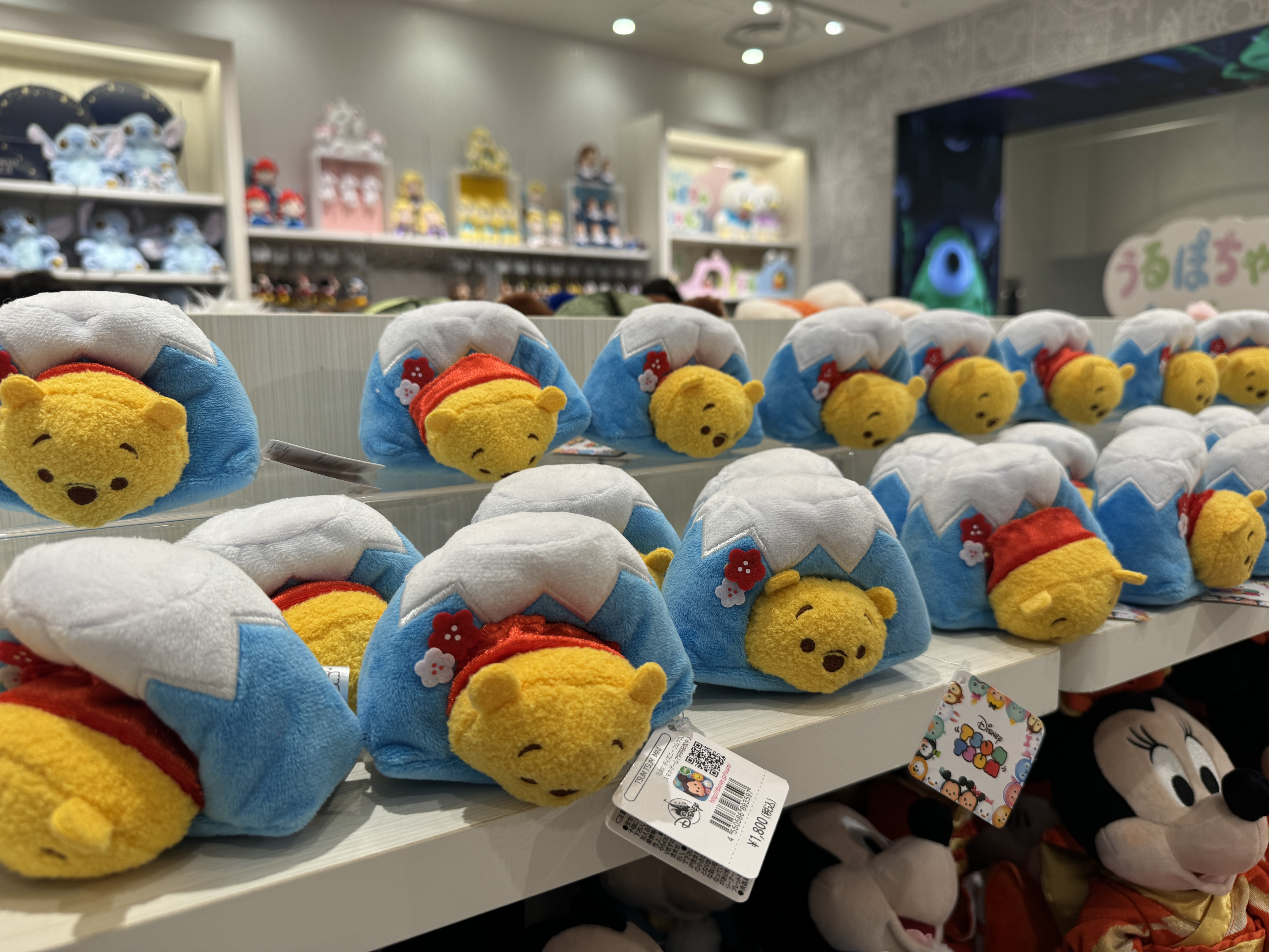 日本代購 迪士尼富士山維尼