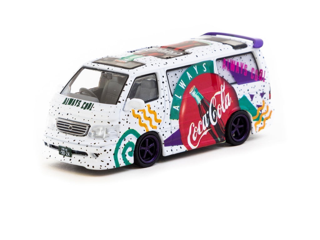Tarmac Works Toyota Hiace Wagon Custom Coca-Cola Delivery Van