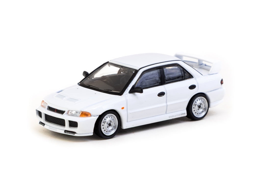 Tarmac Works Mitsubishi Lancer RS Evolution III White Lamley Special Edition