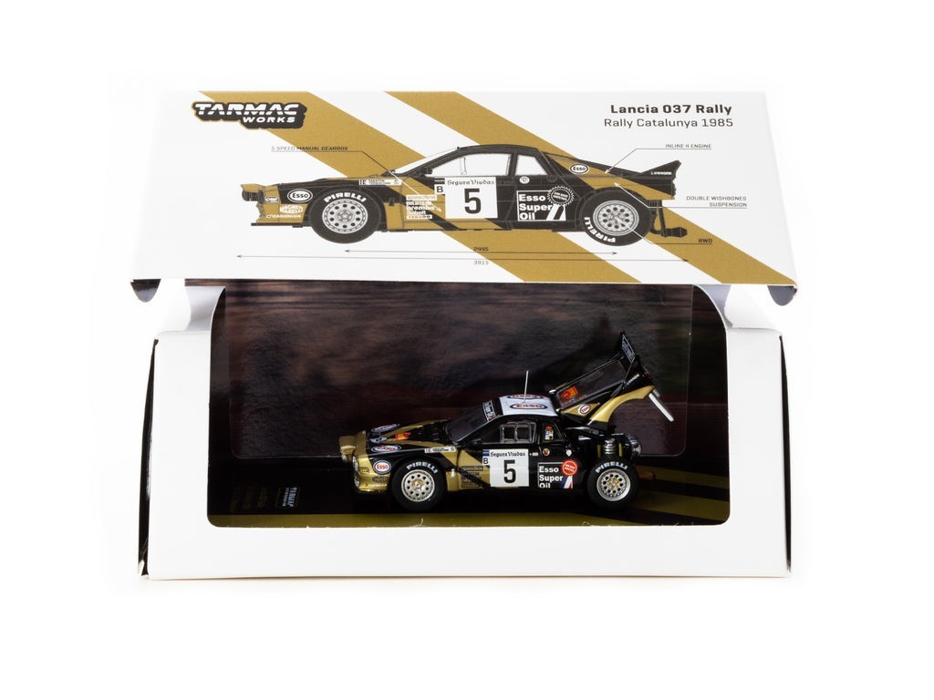 Tarmac Works Lancia 037 Rally Rally Catalunya 1985 F. Tabaton / L. Tedeschini