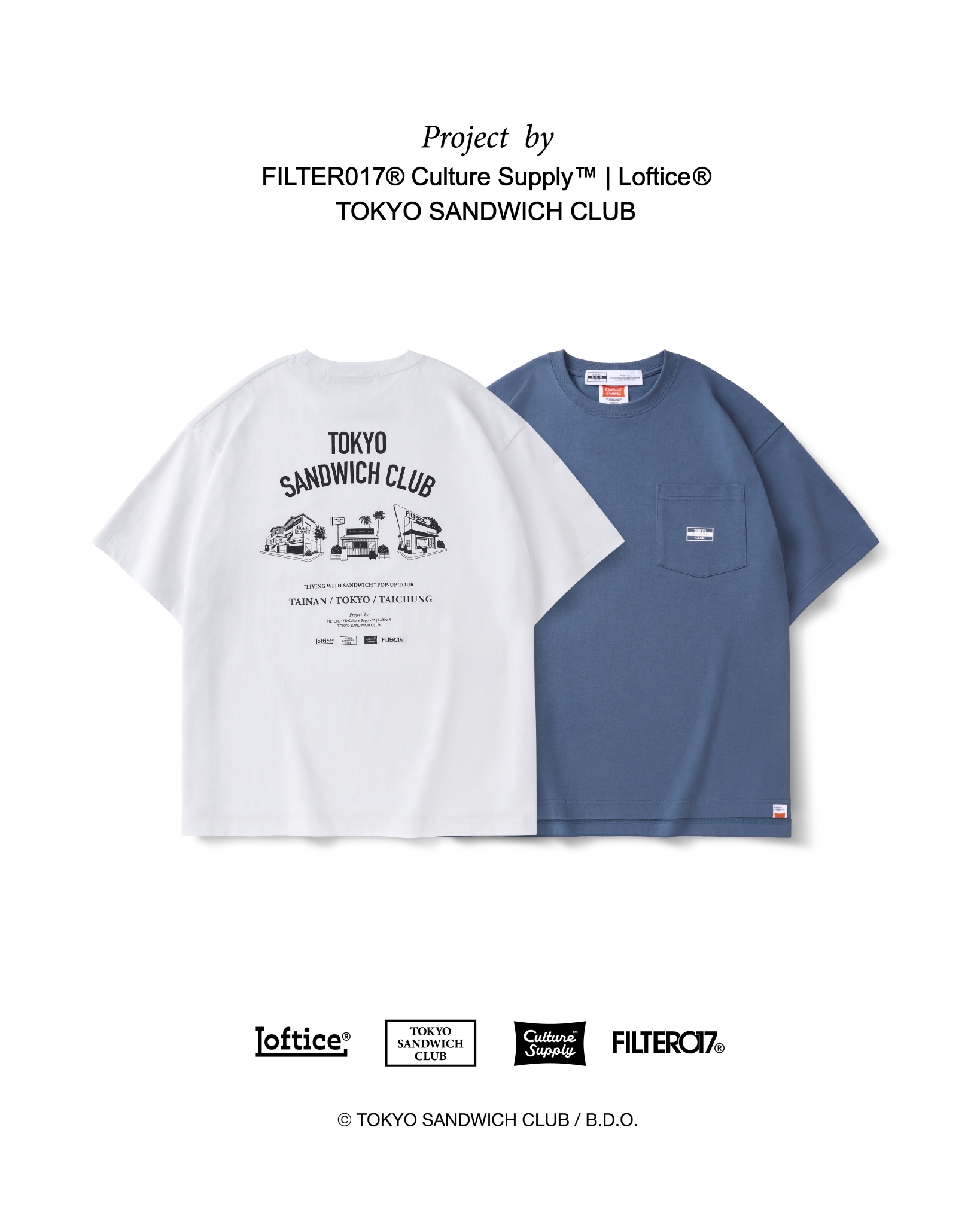 Filter017 B.D.O.城市巡迴紀念短T