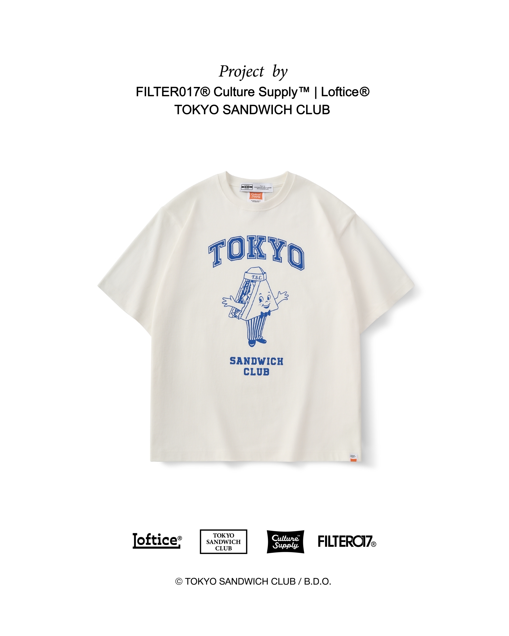 Filter017 B.D.O.三明治吉祥物短T