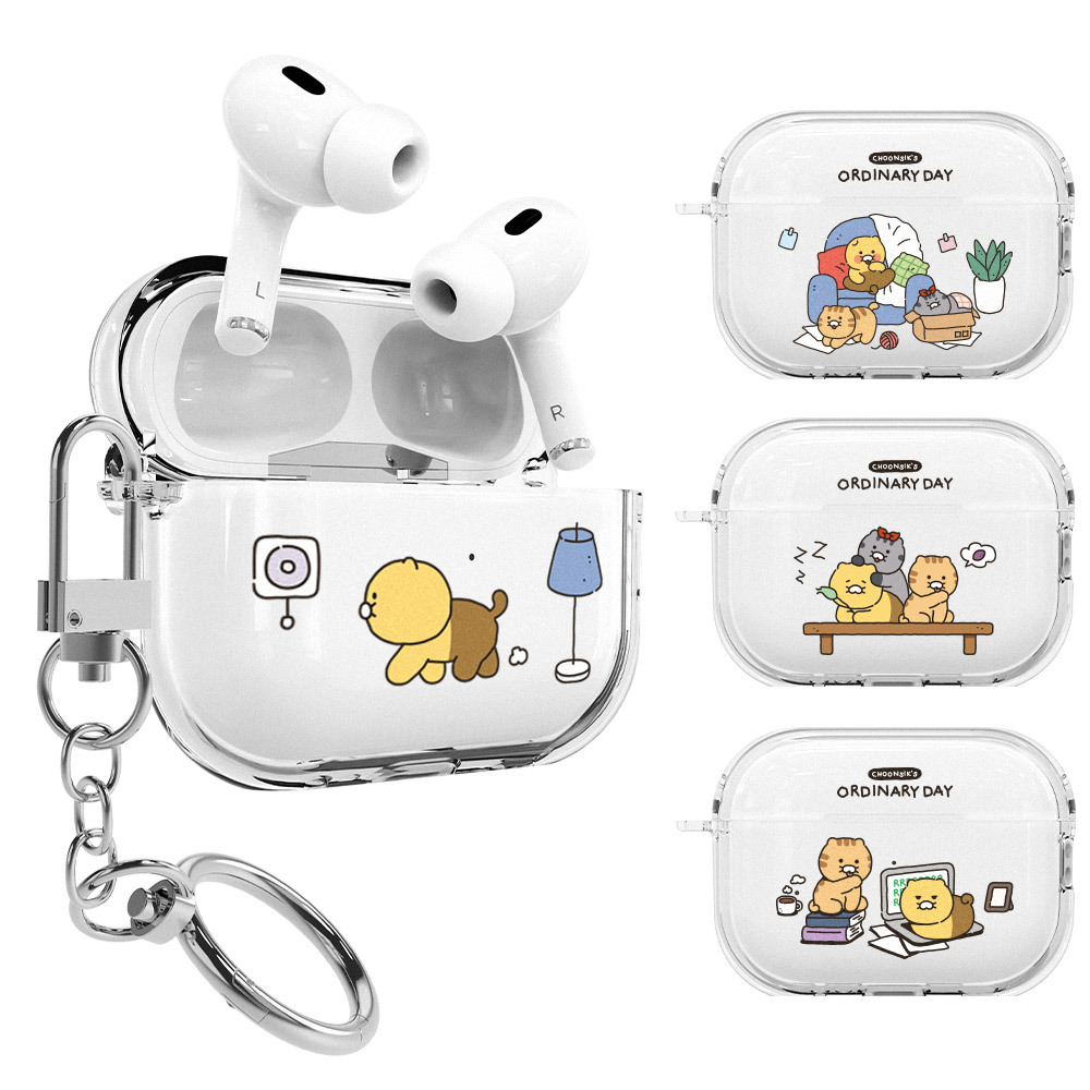 Kakao Friends - Airpods Pro 2 Hard Case - 貼身透明耳機保護硬套 S2