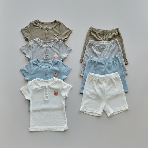 25S/S DTD日常搭配系列-果凍人物羅紋上下套裝