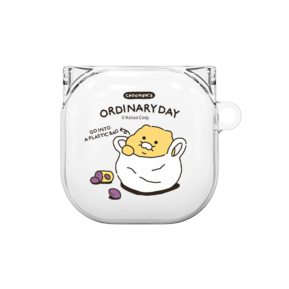 Kakao Friends - Galaxy Buds 2 Clear Hard Case - 貼身透明耳機保護硬套 S2