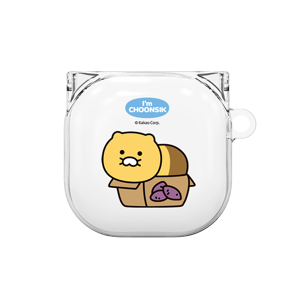 Kakao Friends - Galaxy Buds 2 Clear Hard Case - 貼身透明耳機保護硬套 S2