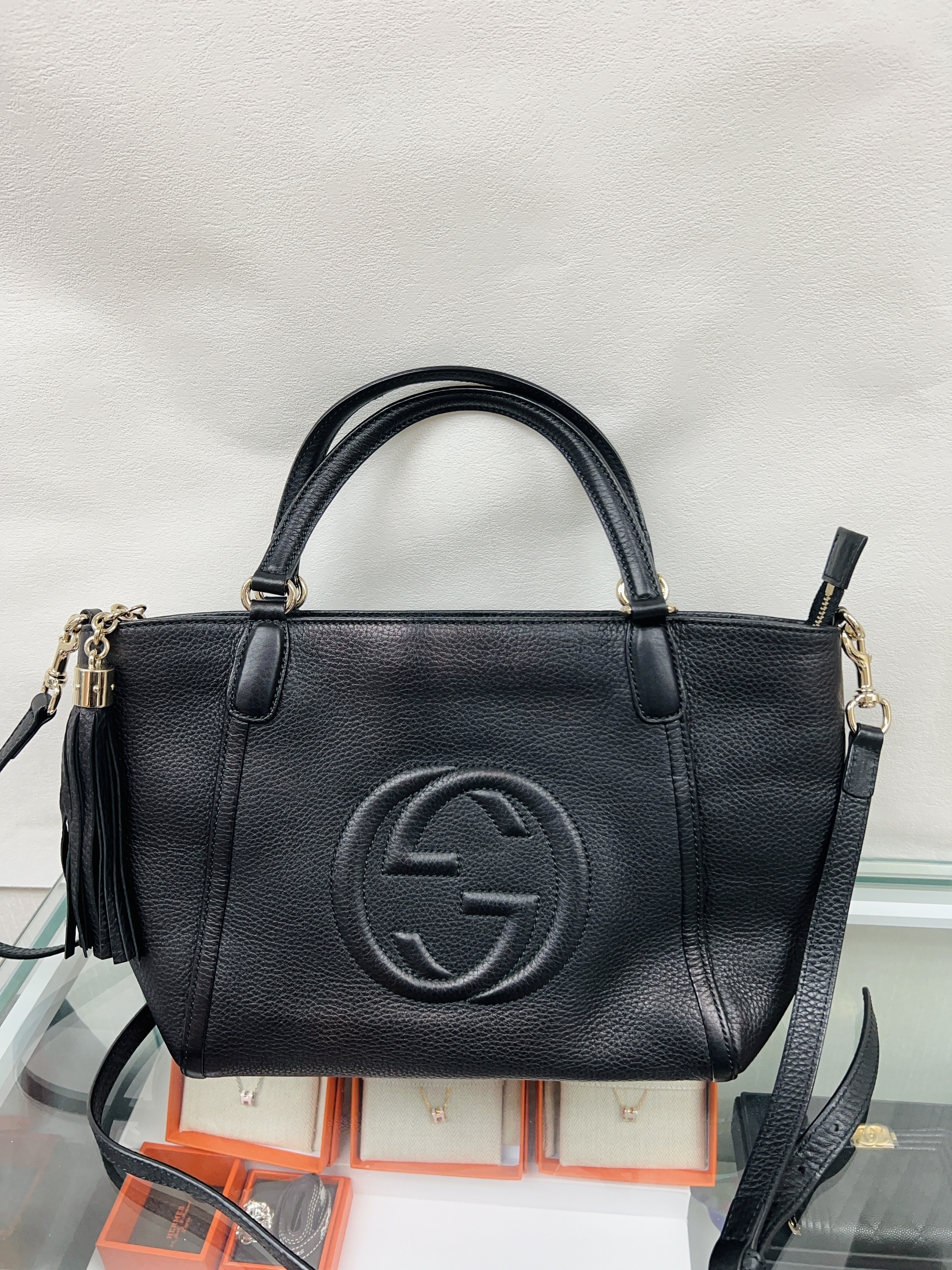 Gucci tote bag black