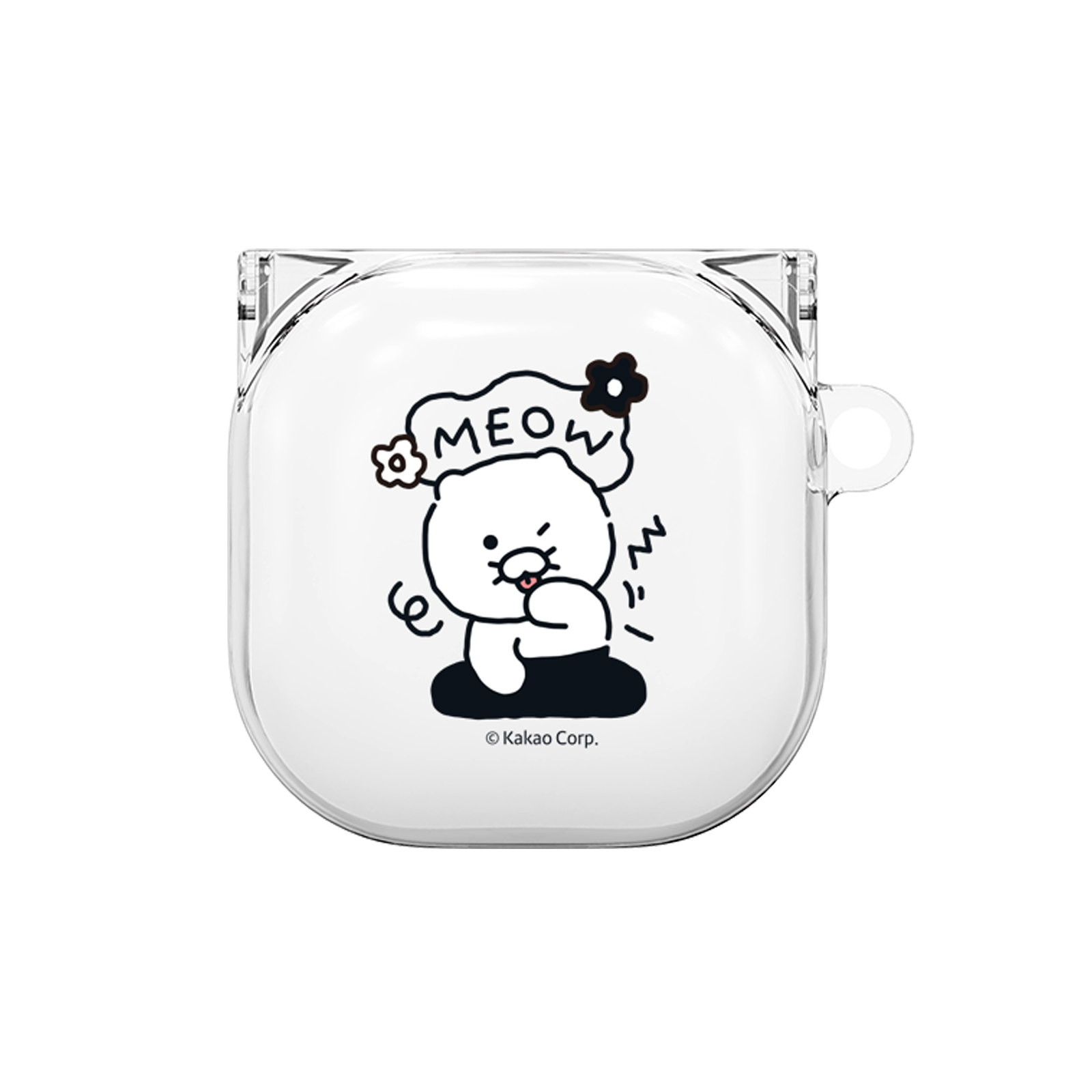 Kakao Friends - Galaxy Buds 2 Clear Hard Case - 貼身透明耳機保護硬套 S2