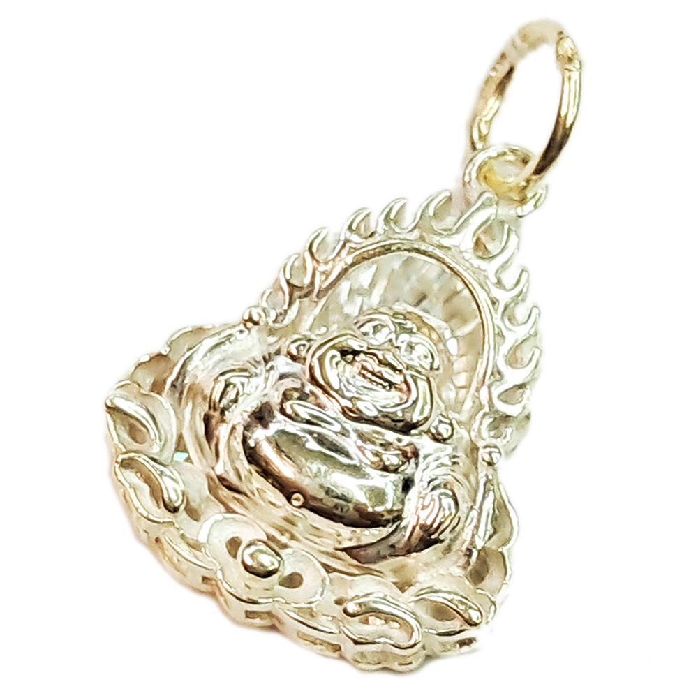 彌勒佛{925純銀}墜飾2公分【十方】148590