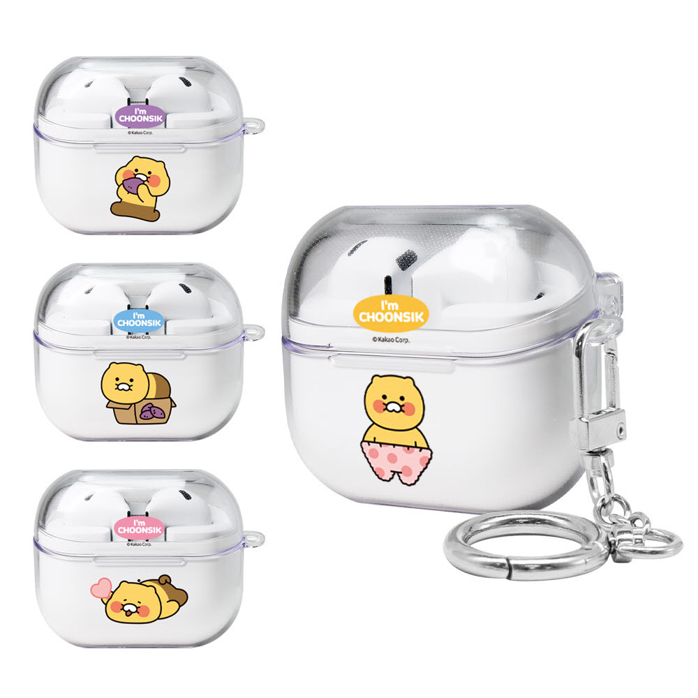 Kakao Friends - Galaxy Buds 3 Clear Hard Case - 貼身透明耳機保護硬套 S2