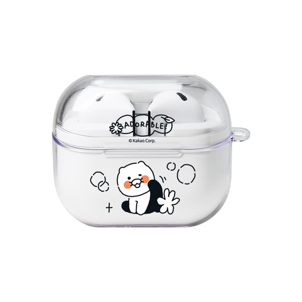 Kakao Friends - Galaxy Buds 3 Clear Hard Case - 貼身透明耳機保護硬套 S2