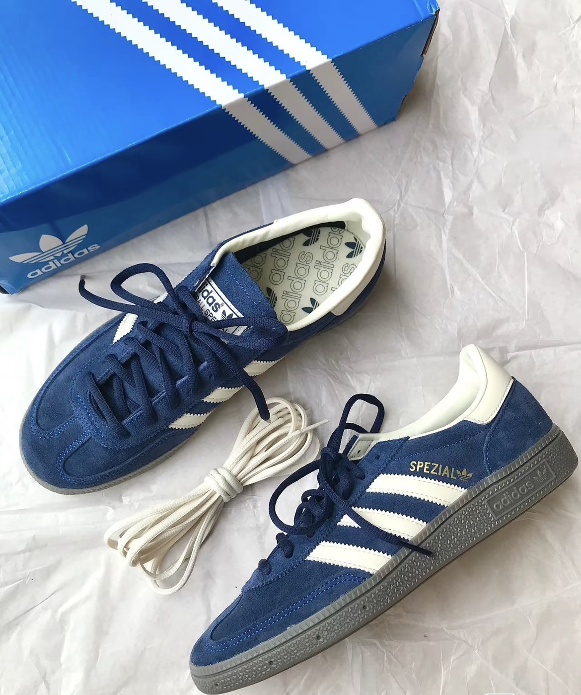 ADIDAS HANDBALL SPEZIAL 靛藍色 深藍 麂皮 男女鞋 IF7087