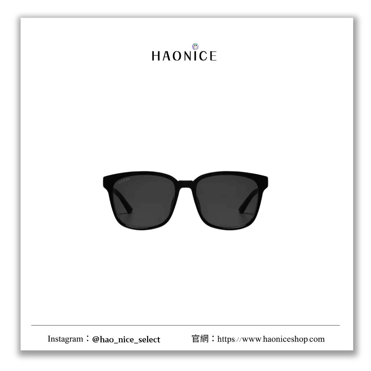 【HAO NICE】100%正品🔥精品 Gucci 經典小金logo時尚墨鏡 太陽眼鏡 防曬護眼