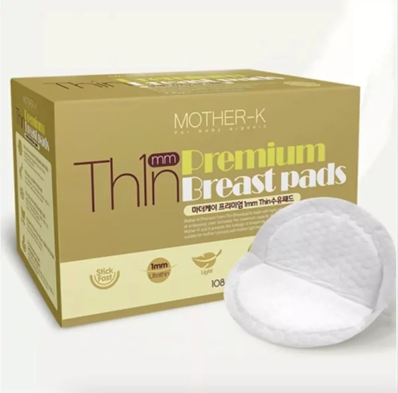 Mother-K - 1mm超薄柔花溢乳墊 - 1mm Thin Premium Breast Pads(108pc)