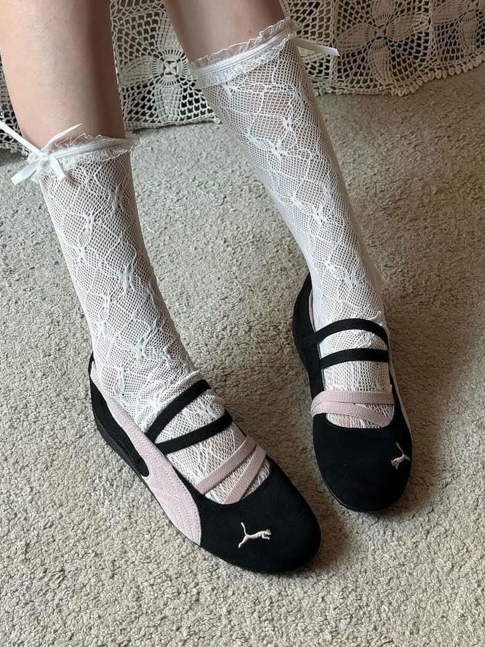 PUMA SPEEDCAT BALLET 黑粉 賽車 芭蕾舞鞋 401287-02