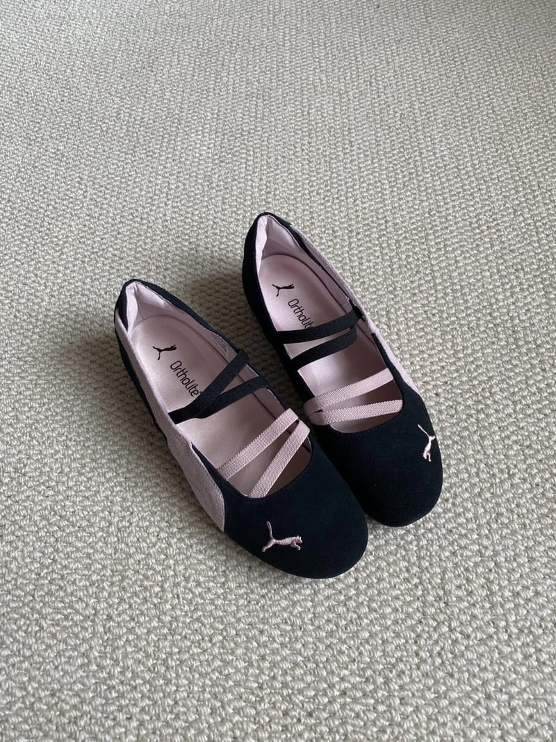 PUMA SPEEDCAT BALLET 黑粉 賽車 芭蕾舞鞋 401287-02