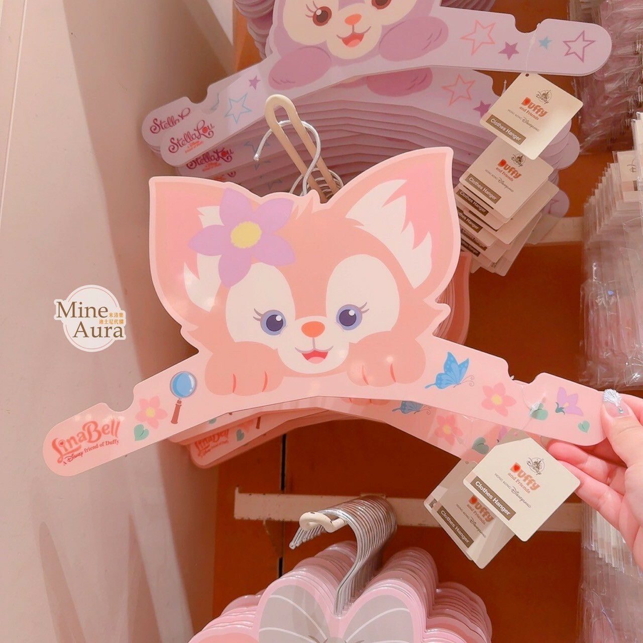 玲娜貝兒 LinaBell 大頭趴趴 圖案 造型 衣架 -香港迪士尼樂園