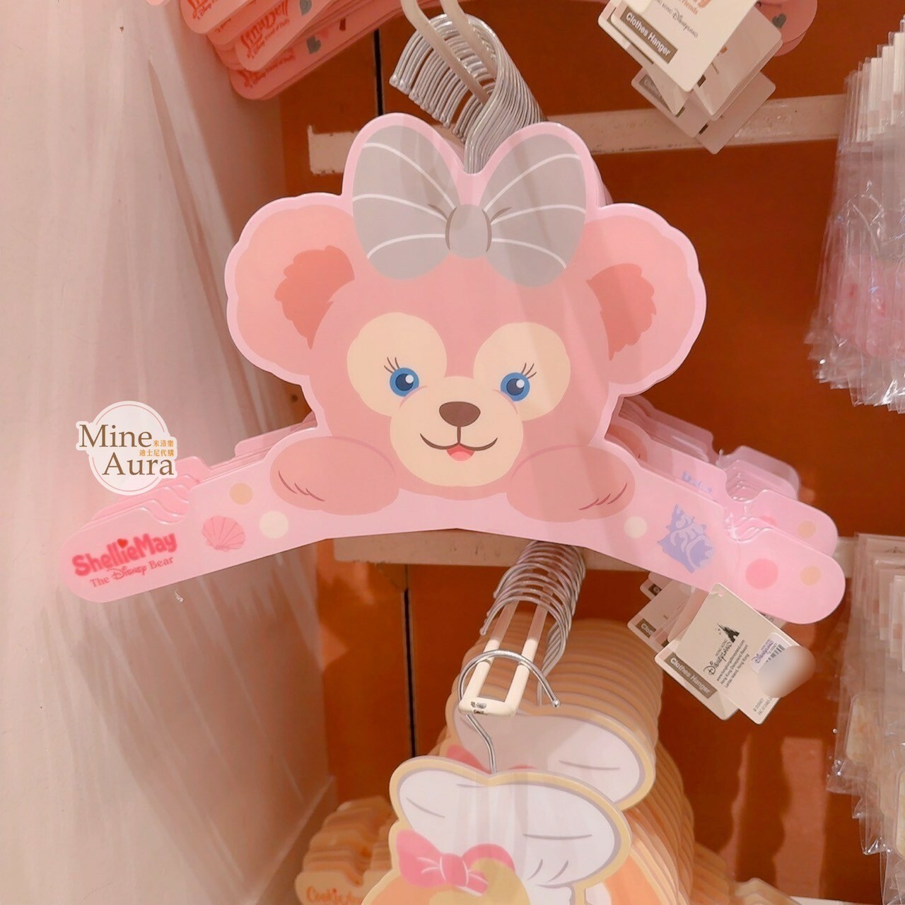 雪莉玫 ShellieMay 大頭趴趴 圖案 造型 衣架 -香港迪士尼樂園