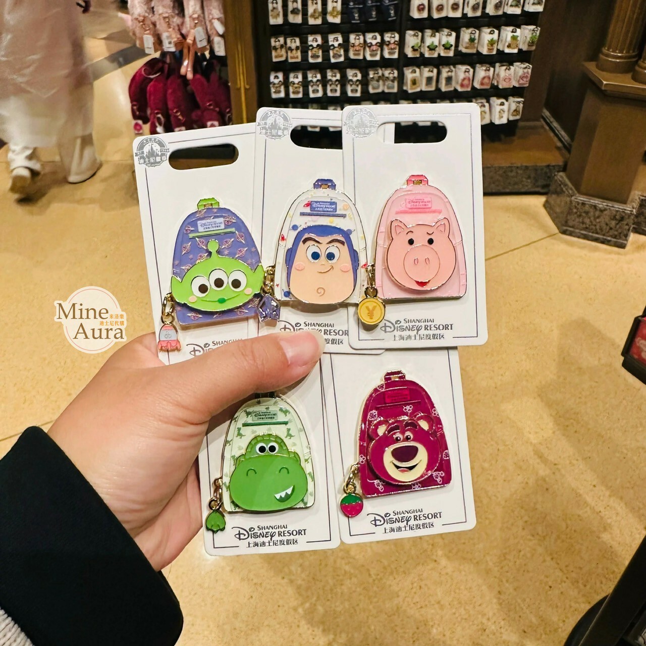 玩具總動員 Toy Story 後背包 造型 徽章 PIN -上海迪士尼樂園