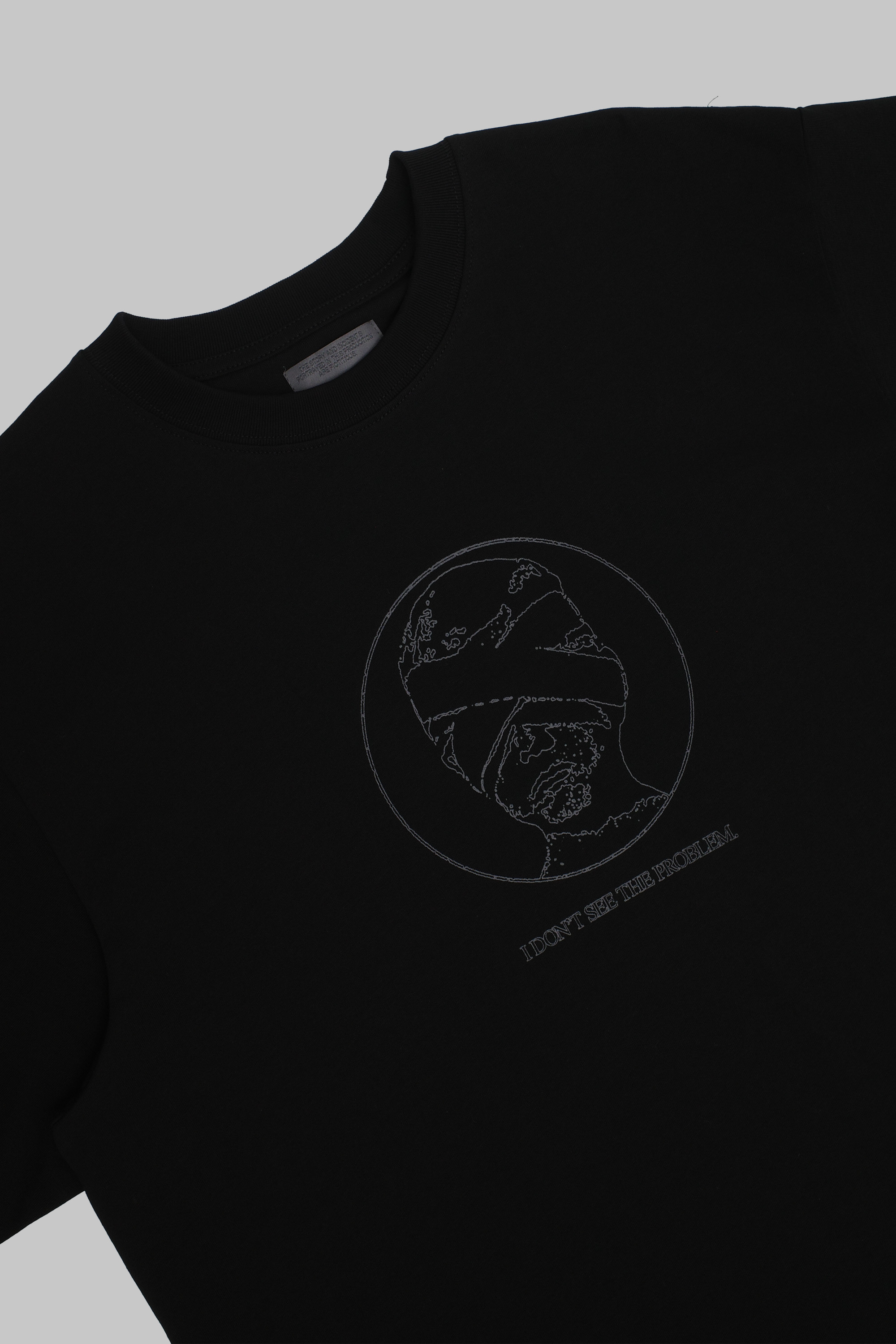 Anonymous Talking｜S25-SS11 – Blindfolded Tee (Black)