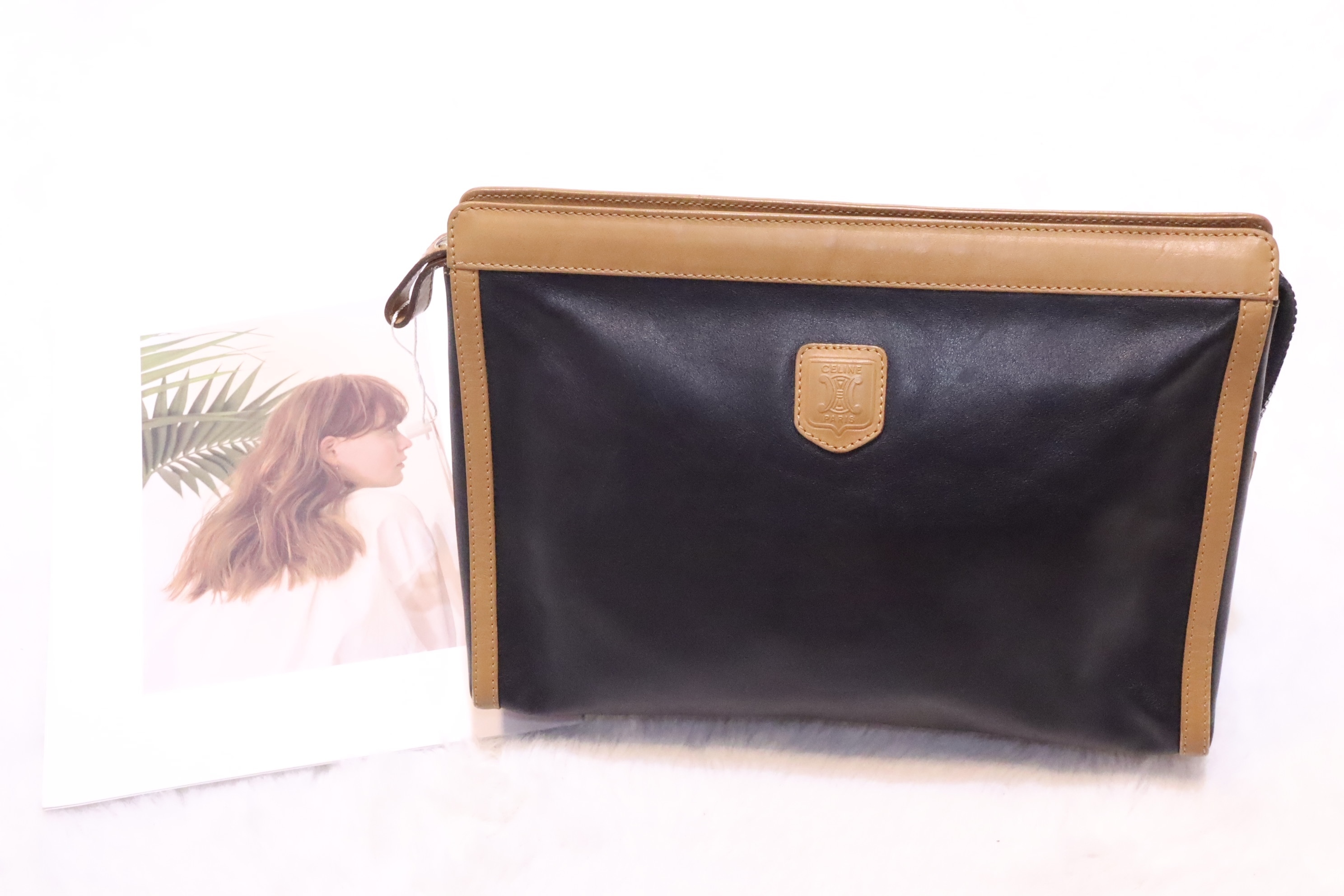 Celine黑色手拿包🖤