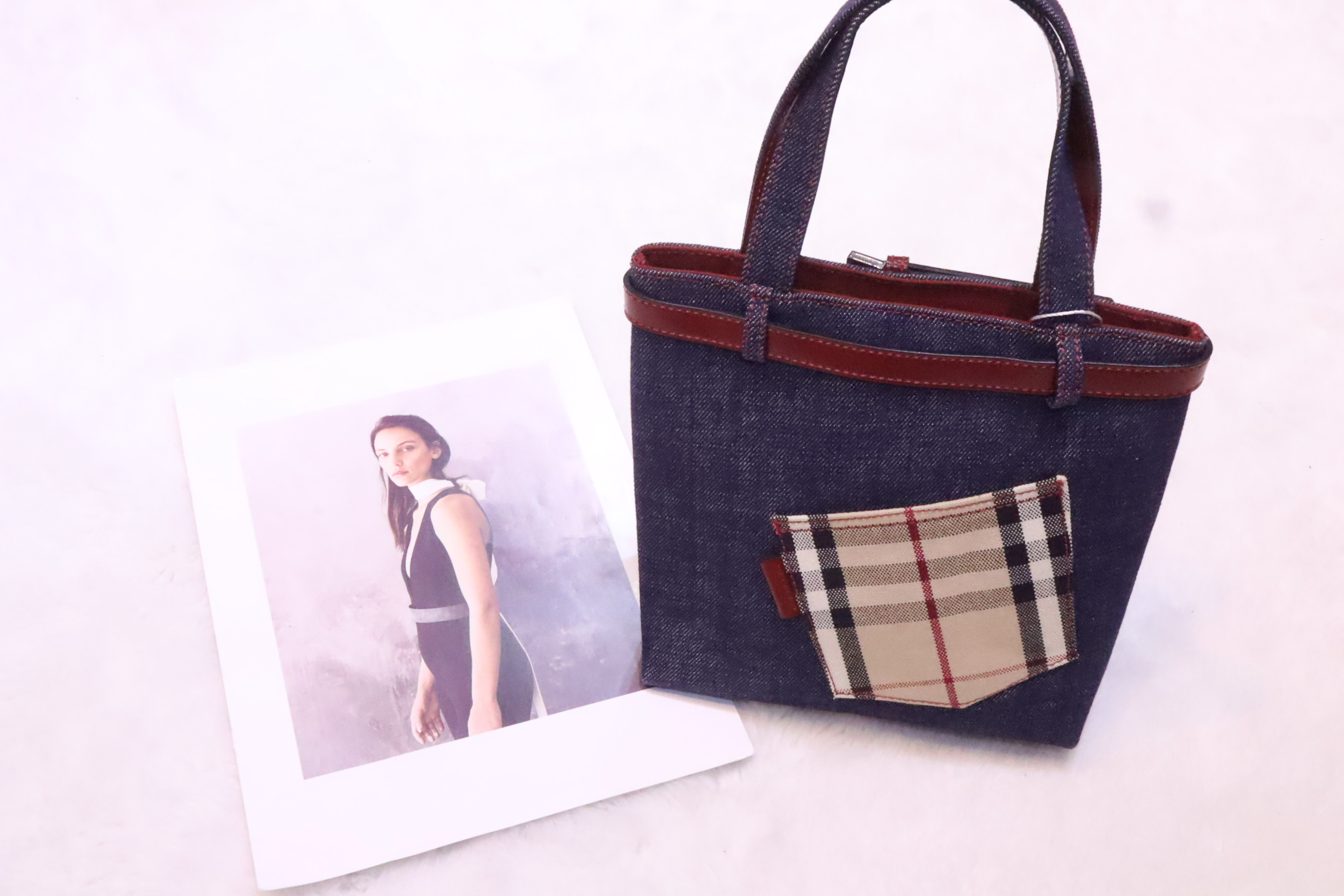 Burberry牛仔袋💙