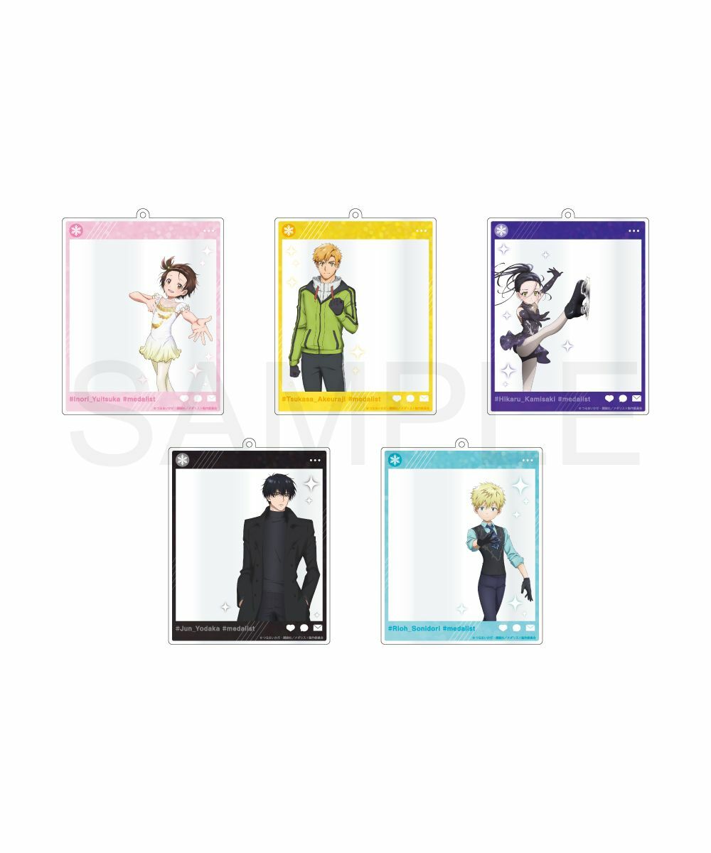 預購-「金牌得主」集換式SNS風壓克力鑰匙圈 Winter ver. PACK盲盒販售 隨機出貨【日本進口精品】