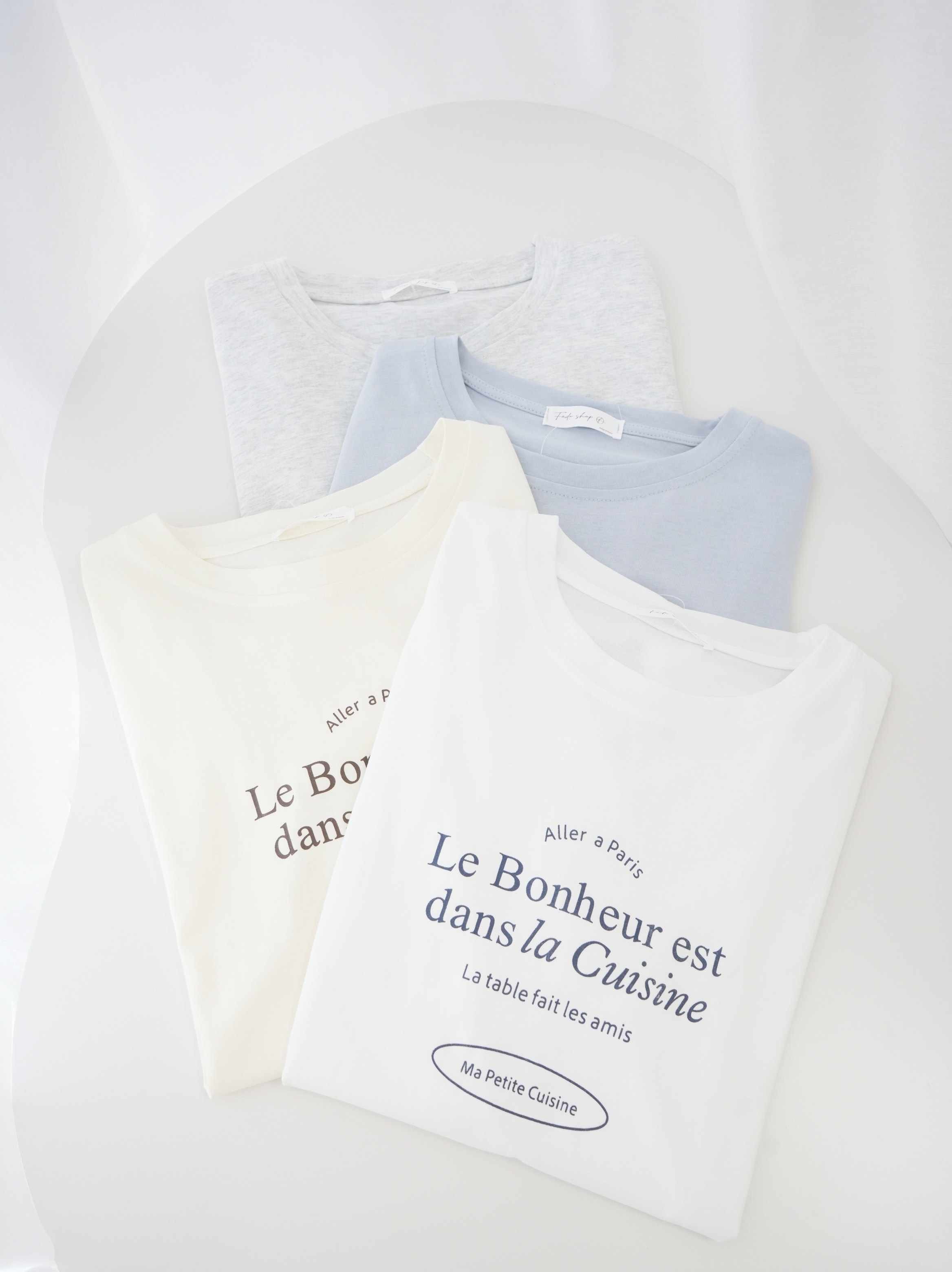 法朵Fado shop｜簡約字母冰爽棉T  0213068