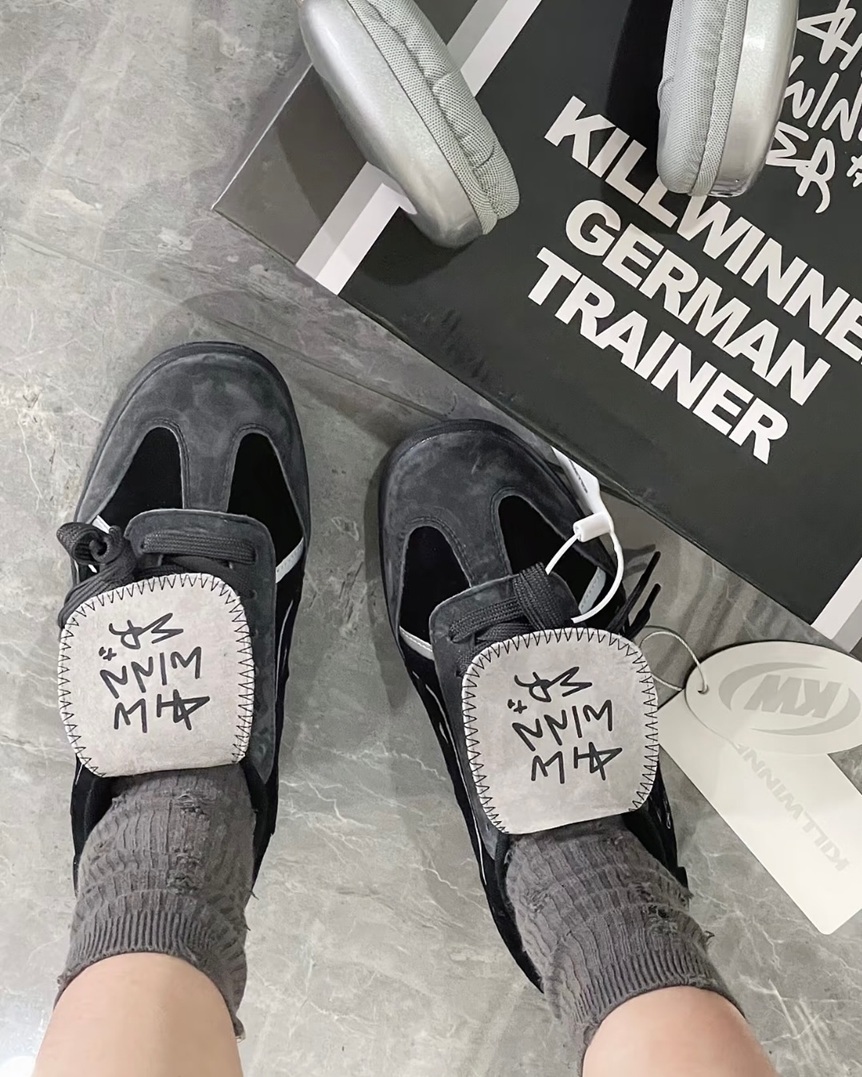 [預訂] Killwinner 德訓鞋 黑麂皮