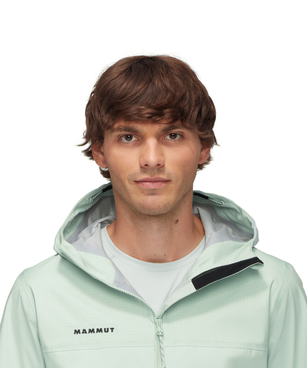 Mammut / 徒步&旅行 / Ducan Guide 硬殼外套 亞洲版 男款 / 黑、鼠尾草銀綠 (M101031930)