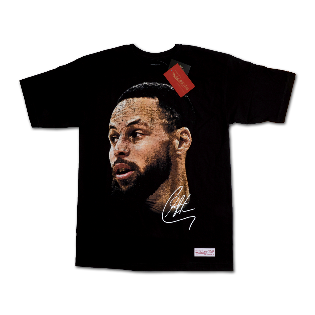 Mitchell & Ness 金州勇士隊 Stephen Curry Real Big Face T-Shirt