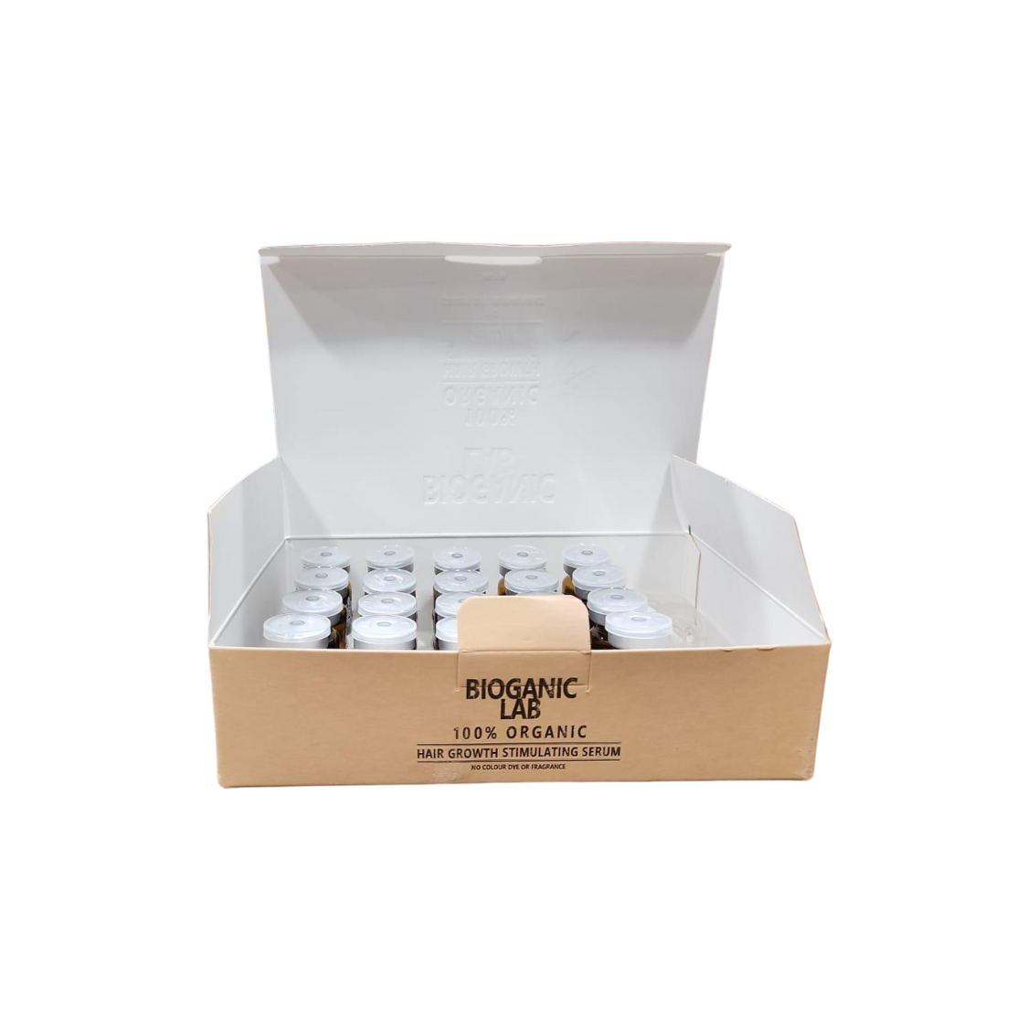 BIOGANIC LAB 100% Organic Hair Growth Stimulating Serum 100ml (20 *5ml)