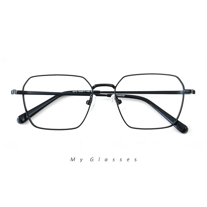 T218多邊形鈦眼鏡