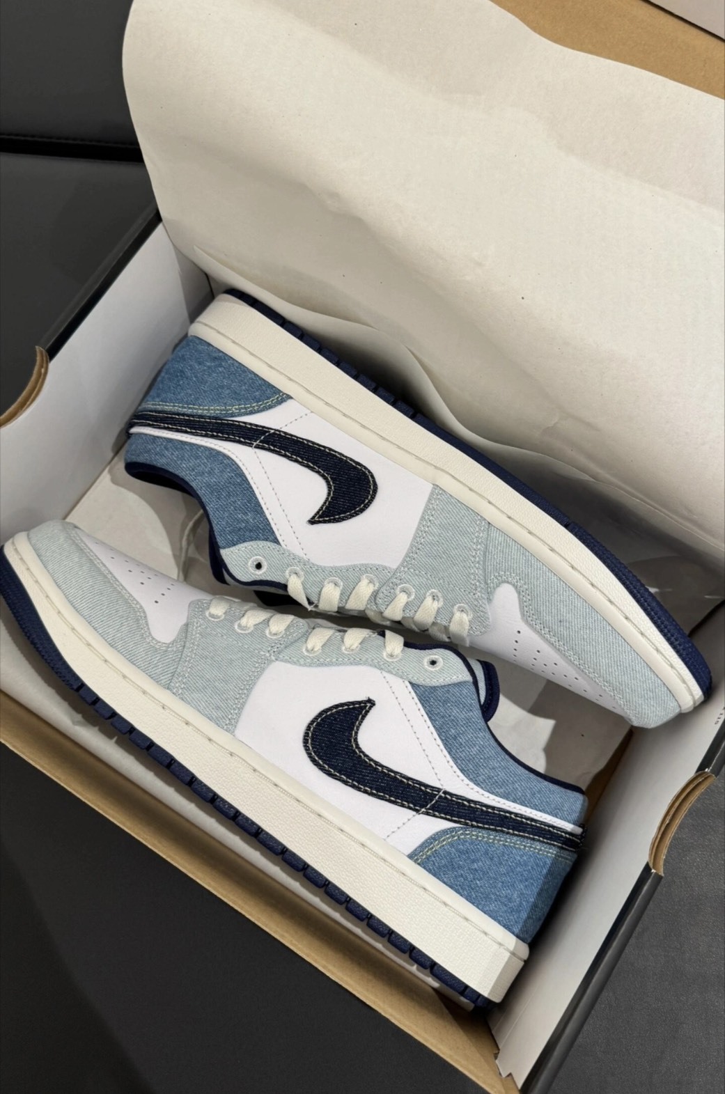 預購 Nike Air Jordan 1 Low SE 牛仔布 丹寧 拼接