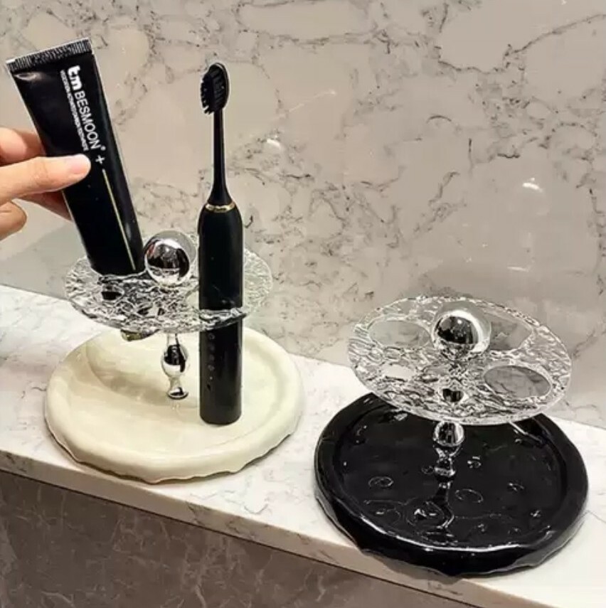 輕奢風陶瓷牙刷架