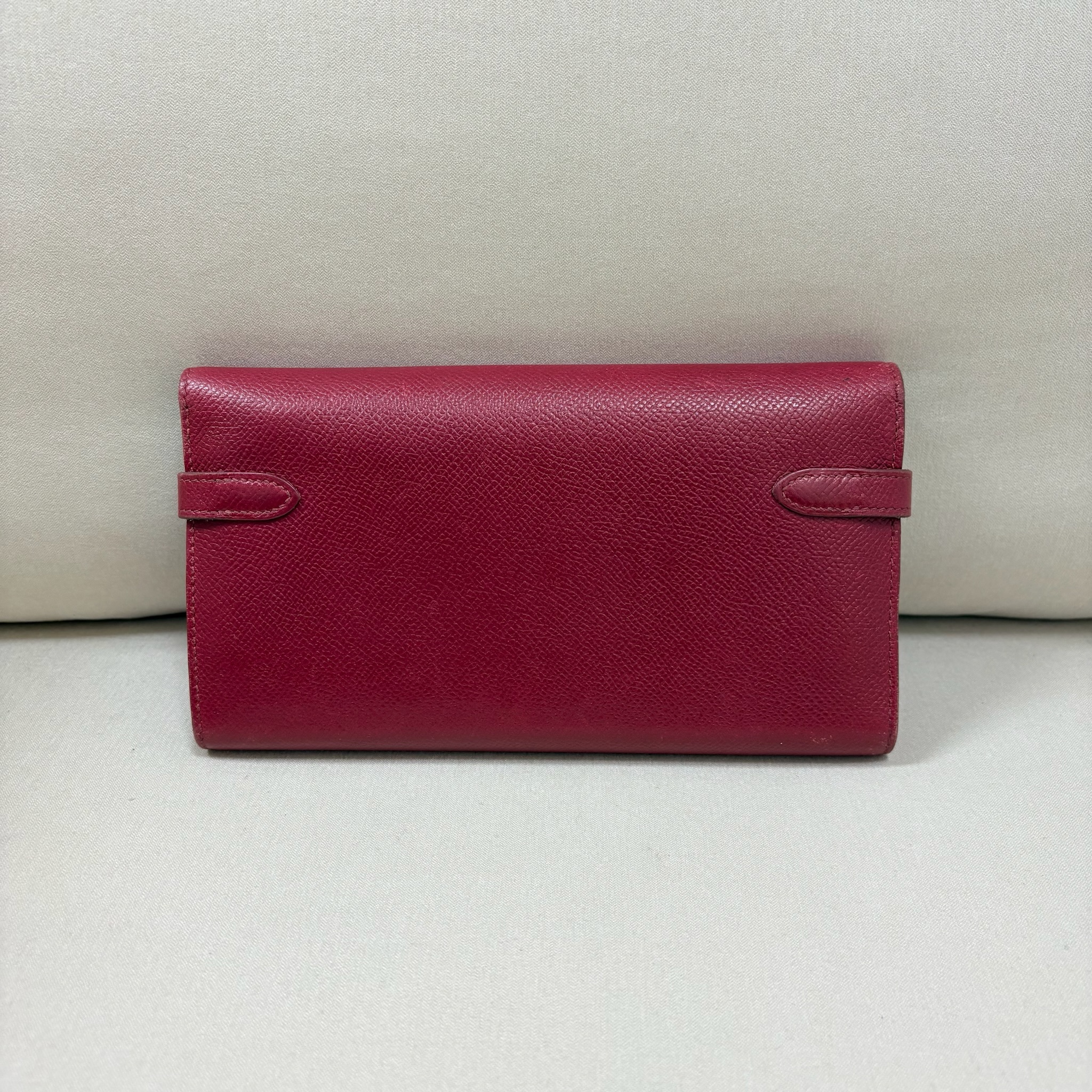 Hermes Kelly Wallet - Rubis / Shw