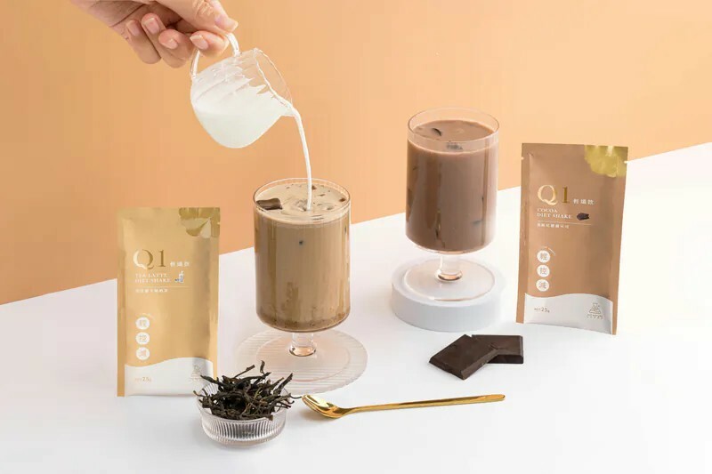 Taiwan森挪威 【正品】自然實驗室｜Q1輕纖飲｜控卡沖飲｜頂級尼德蘭可可 ｜斯里蘭卡藏奶茶 10包/盒