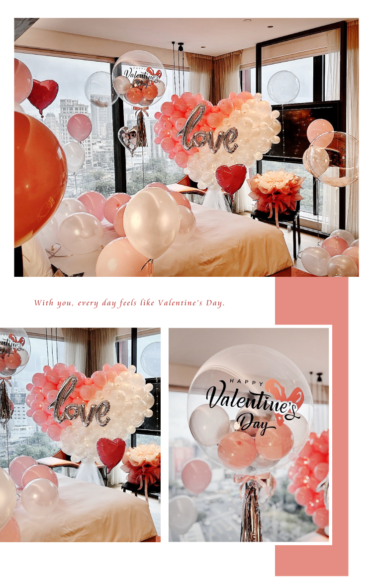【飯店】情人節．英迪格．粉白色系