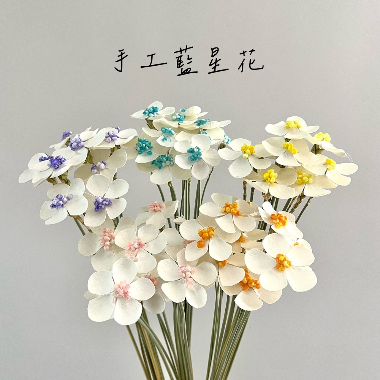 手工藍星花