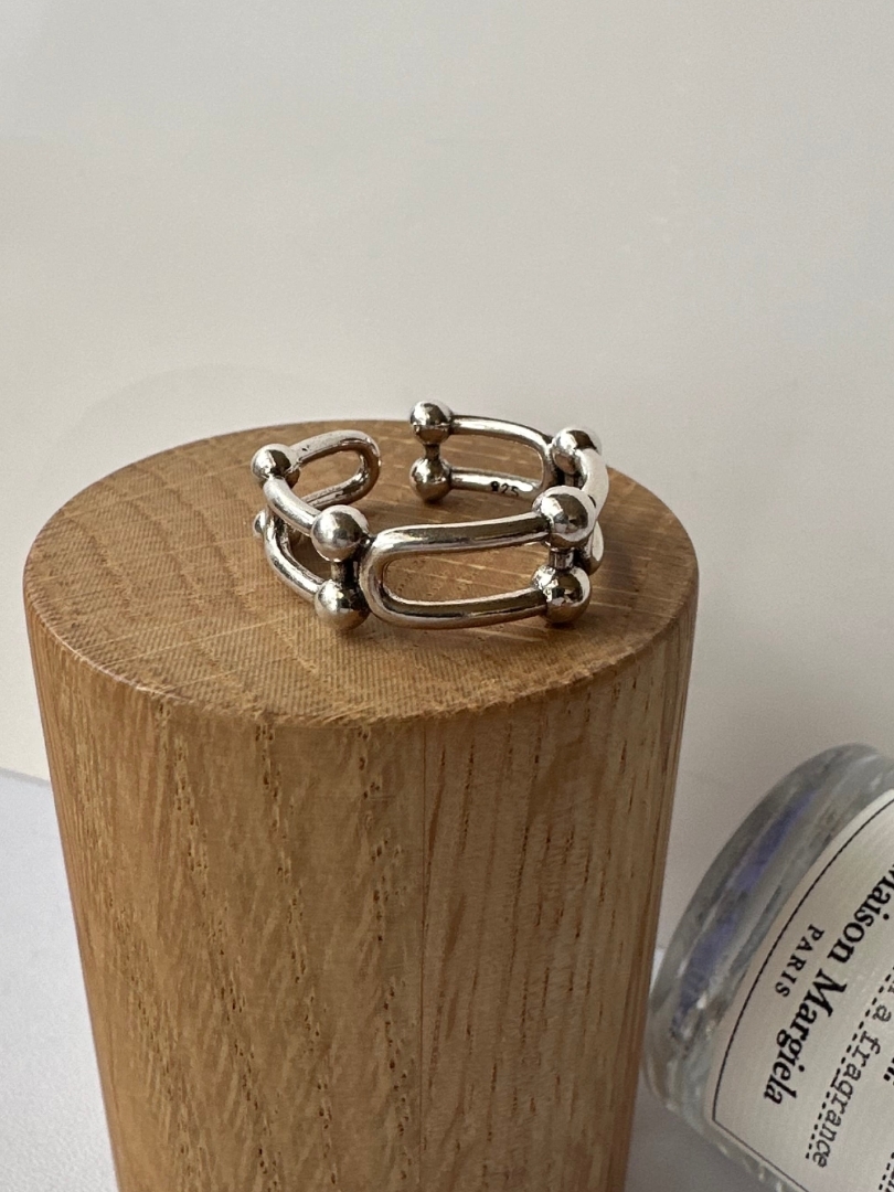 S925 orbit silver ring