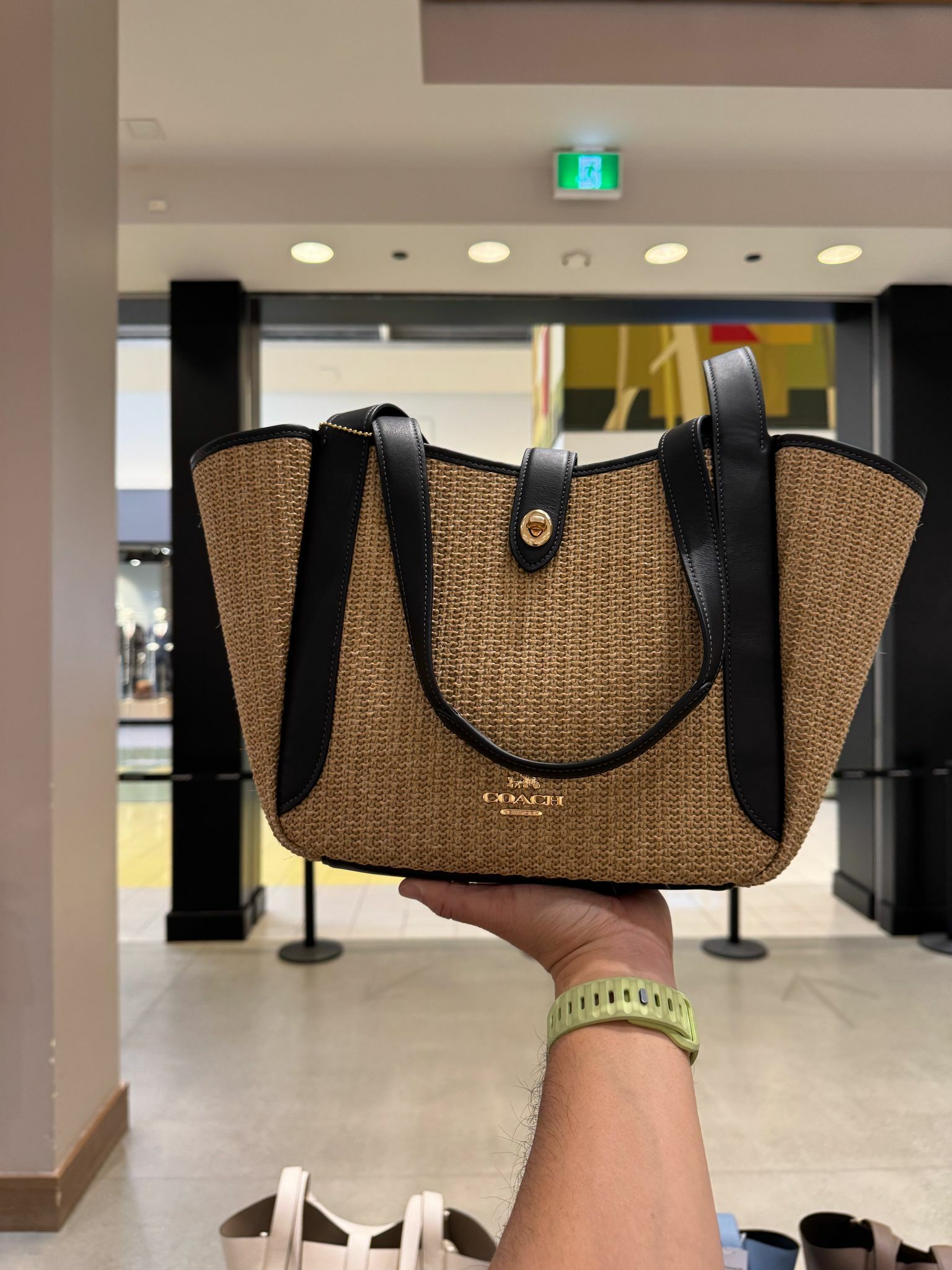 Coach Hadley Turnlock Tote Bag 旋轉扣Tote