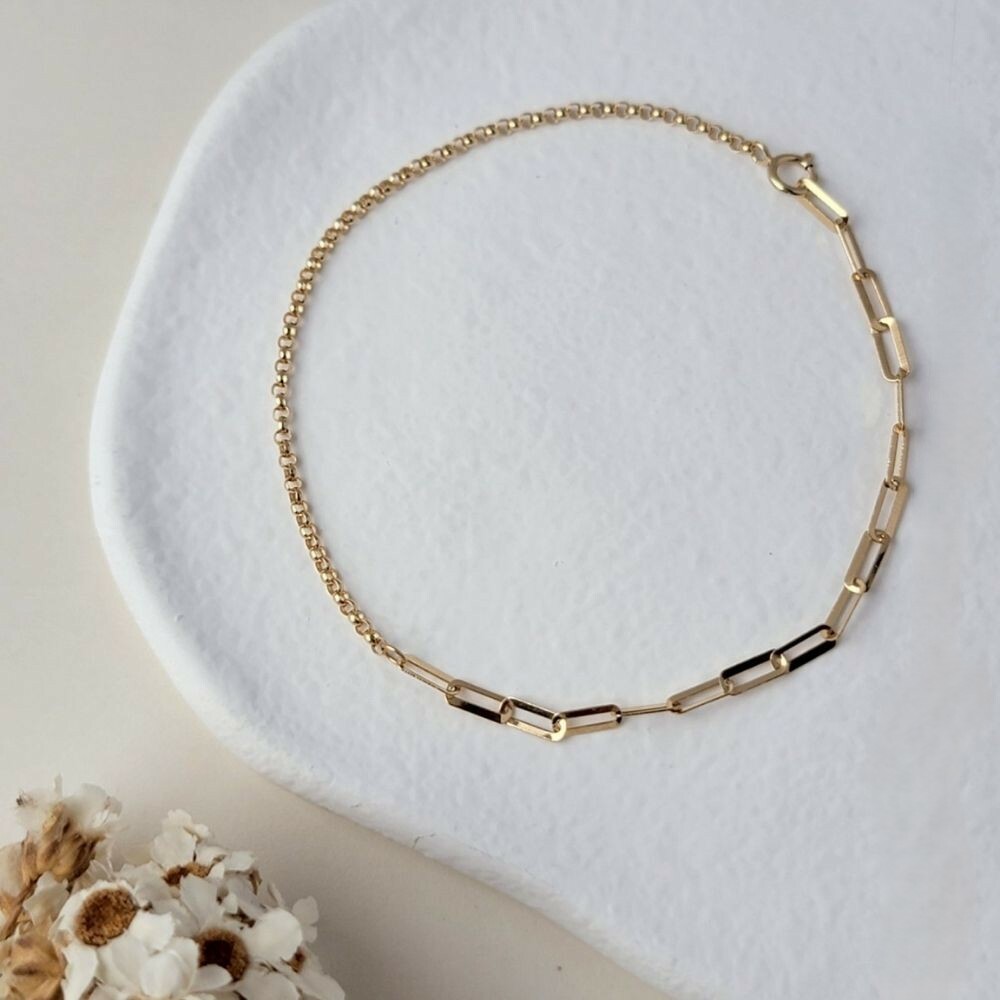 【me.luxe】K18小燈籠大鎖鏈手鍊