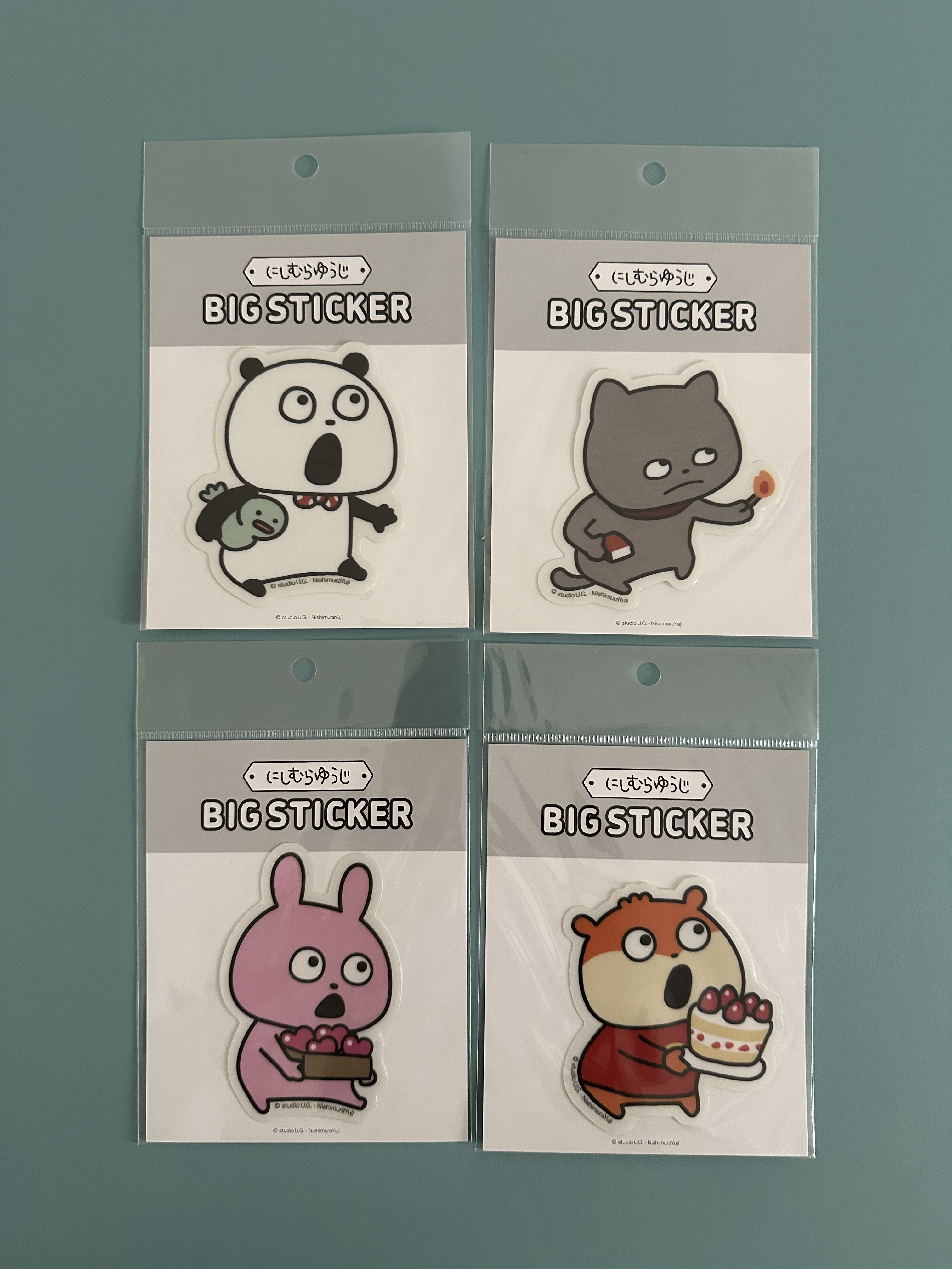 西村裕二防水透明大貼紙