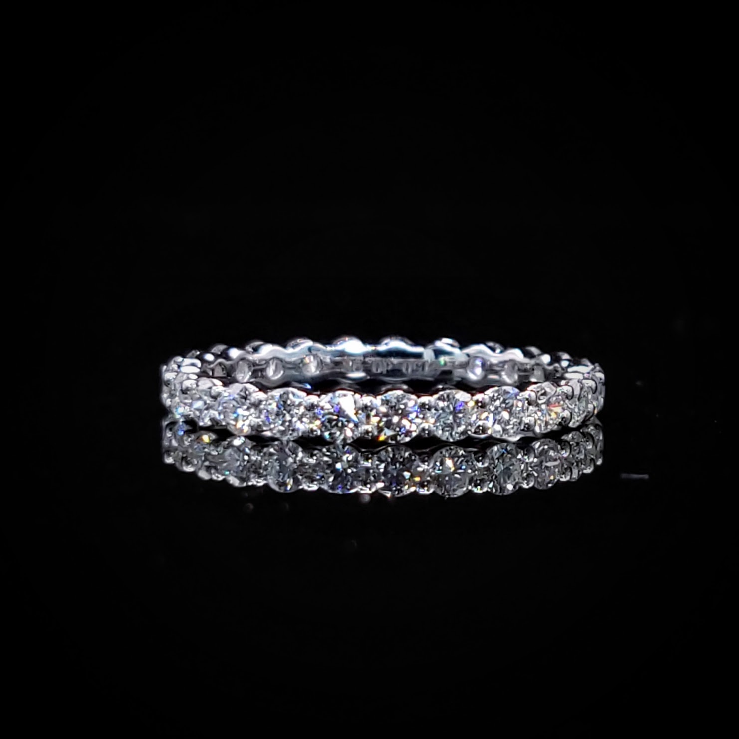 18K White Gold 0.98ct Diamond Eternity Ring