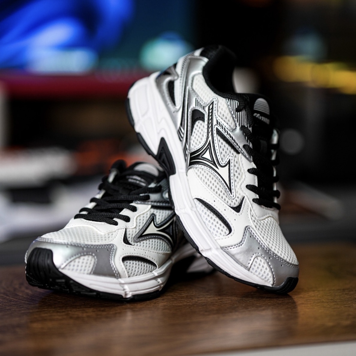 MIZUNO SPEED 2K 白銀黑 復古 潮流 運動鞋 跑步 美津濃 D1GH222909