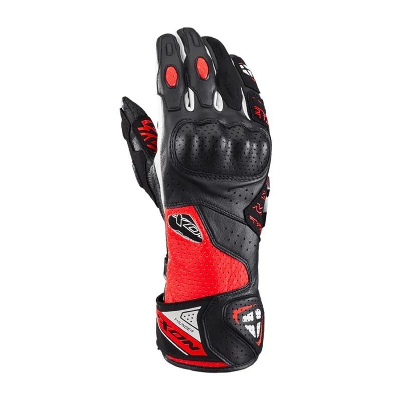 IXON THUNDER AIR 黑紅 透氣競技長手套  亞版